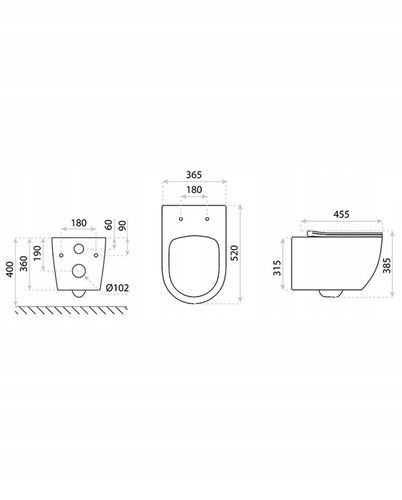 LAVITA Miska wisząca WC Sinto Grande 2.0 bezrantowa wirowa na Arena.pl