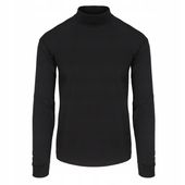 Półgolf męski 100% bawełna PRODUKT POLSKI czarny rozmiar L