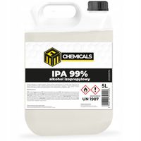 ALKOHOL IZOPROPYLOWY 99% IPA CLEANER 5L bez smug IZOPROPANOL do elektroniki
