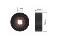 ROLKA NAPINACZA PASKA ALFA ROMEO MITO 2008 2009 2010