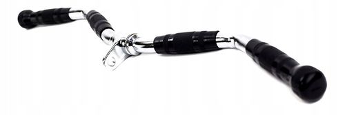 UCHWYT DRĄŻEK DO WYCIĄGU GÓRNEGO DOLNEGO ATLASU DŁUGI ŁAMANY OBROTOWY 78cm na Arena.pl