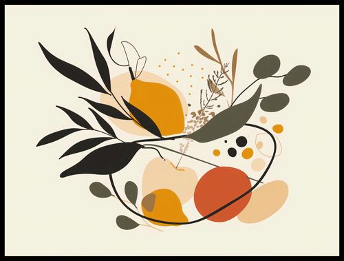 Plakat 80x60cm Botaniczny Wir na Arena.pl