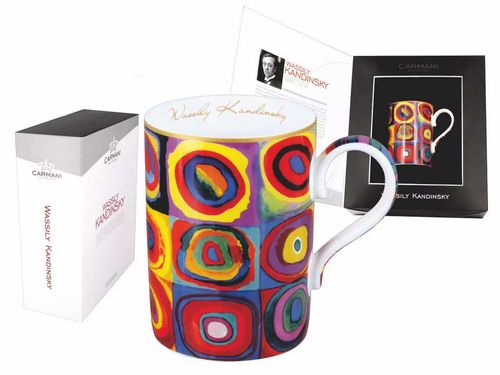 Kubek - Wassily Kandinsky. "Badanie Kolorów. Kwadraty z kołami" na Arena.pl