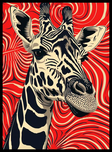 Plakat 40x55cm Wzrok Żyrafy zdjęcie 2