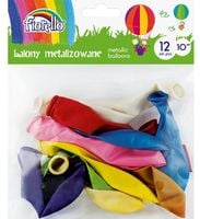 BALON Fiorello 10" METAL MIX 12 szt. 4581
