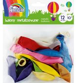 BALON Fiorello 10" METAL MIX 12 szt. 4581