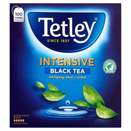 Herbata TETLEY INTENSIVE (100 torebek) czarna na Arena.pl