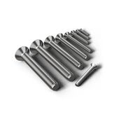 Śruby Stożkowe M10x180 DIN 7991 Stal Nierdzewna A2 Imbus 50 Sztuk