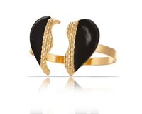 bransoletka pęknięte serce z kolekcji heart harmony (b23/zim/34/2au)