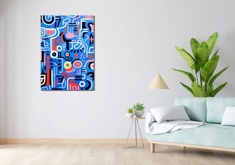 Obraz 70x100cm Rytmiczne Echo zdjęcie 2