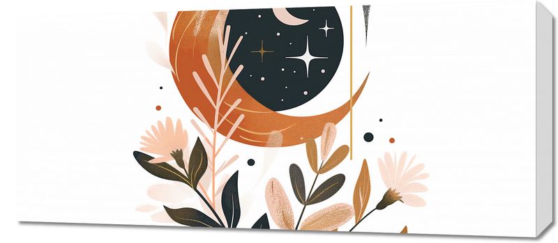 Obraz 90x40cm Siła i Księżyc zdjęcie 1