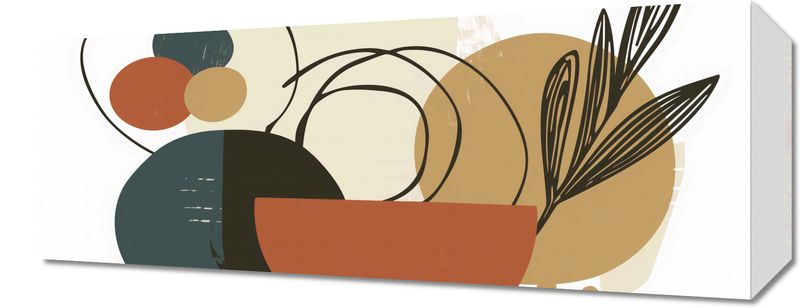 Obraz 50x20cm Kolaż Roślin zdjęcie 1