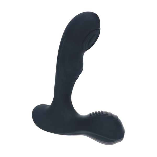 Vibrating And Tapping Silicone Prostate Massager With Ball Stimulator - Bl zdjęcie 5