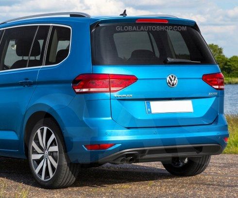 Volkswagen Touran - Chromowane Listwy Grill Atrapy Zderzaka Tuning zdjęcie 2