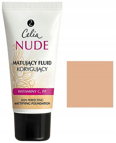 CELIA NUDE fluid matujący nr 02 Naturalny na Arena.pl