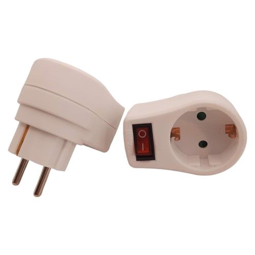 Gniazdko z Wyłącznikiem Elektryczne białe 2szt na Arena.pl