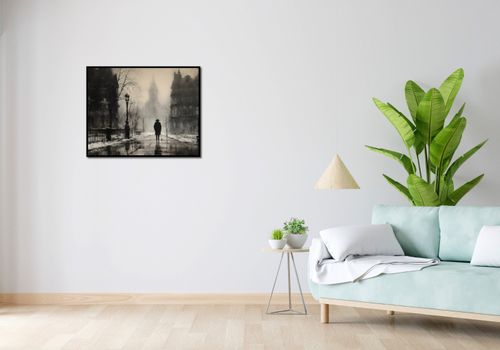 Plakat 76x60,5cm Mgła nad Londynem na Arena.pl