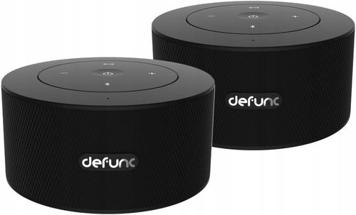 Zestaw 2 głośników stereo DEFUNC DUO Mobile, Czarne Bezprzewodowe Bluetooth na Arena.pl