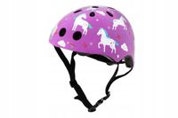 Kask rowerowy HORNIT Unicorn Fioletowy dla Dzieci (rozmiar S)