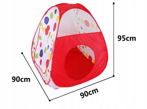 namiot biało czerwony z tunelem 16335 na Arena.pl