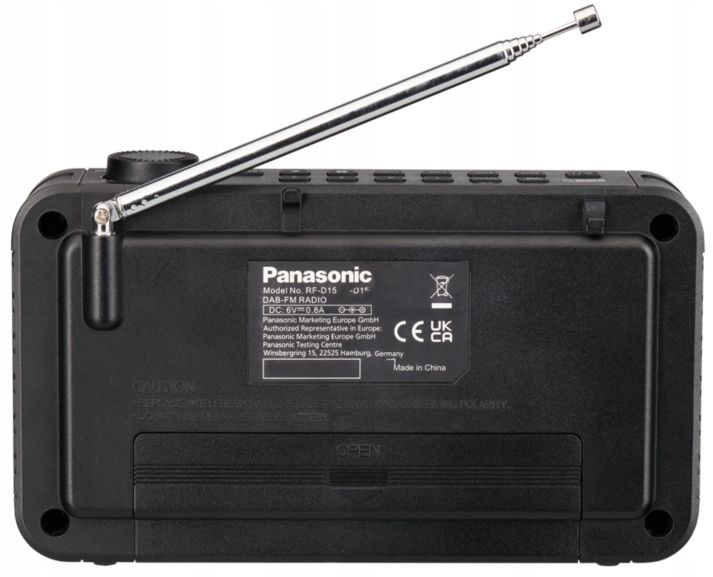 Panasonic RF-D15EG-K Radio przenośne FM Bluetooth zdjęcie 9