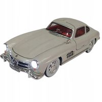 METALOWY MODEL SAMOCHODU MERCEDES-BENZ 300SL GULLWING 1:24 RETRO PREZENT