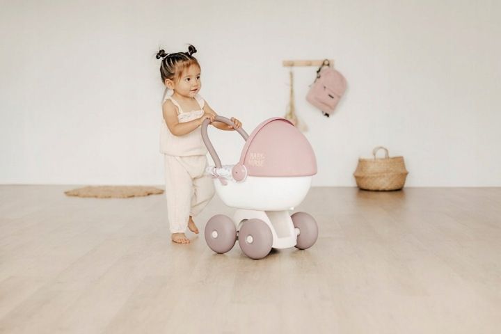 Wózek Dla Lalki Głęboki Baby Z Pokrowcem Smoby zdjęcie 6