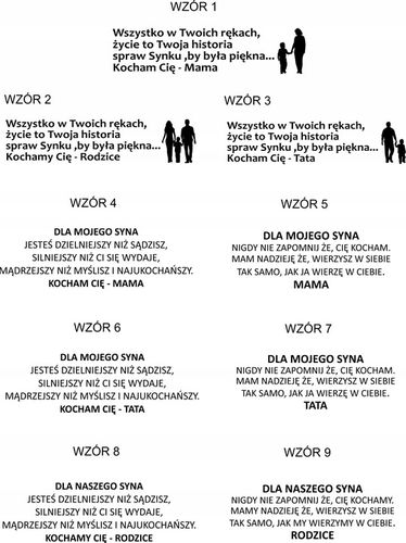 BRANSOLETKA MĘSKA PREZENT DLA SYNA OD MAMY TATY na Arena.pl