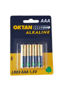 Bateria alkaliczna Oktan AAA (R3) 4 szt.
