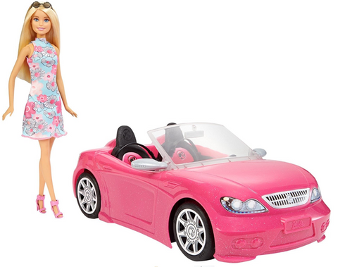 Barbie lalka w kabriolecie na Arena.pl