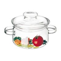 GARNEK POKRYWKĄ SZKLANY ŻAROODPORNY SIMAX NYKO 1 L