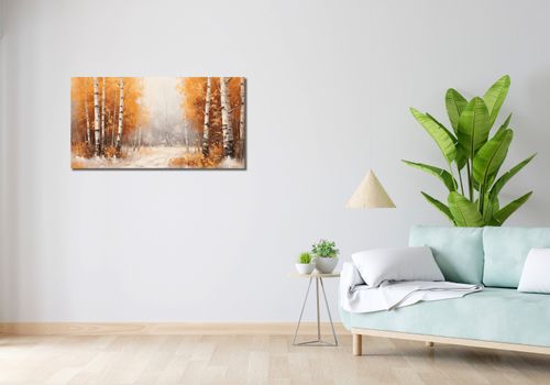 Obraz 100x50cm Jesienne Brzozy na Arena.pl