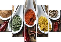 105CM 150CM OBRAZ 5 ELEM PRZYPRAWY DRUK