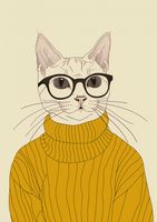 Plakat 21x29,7cm Intelektualista