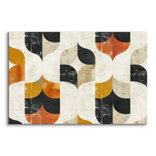 Obraz Na Płótnie Kolorowe Kształty Abstrakcja Ornamenty Boho 100cm x 70cm na Arena.pl