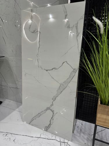 Płytka gres 120x60 Biały Marmur Calacatta Połysk Duży Format Premium na Arena.pl