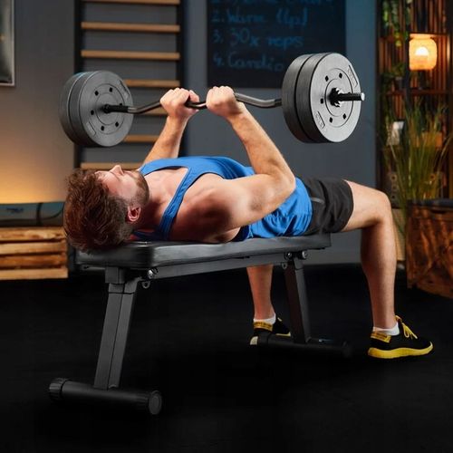 Gryf lekko łamany sztanga 120 cm 25 mm stalowy do ćwiczeń Trex Sport na Arena.pl