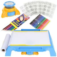 Stolik Podświetlany Zestaw do Rysowania Tablica Projektor Rzutnik Wzory