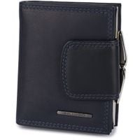 Portfel damski Double Mini - granatowo-czarny