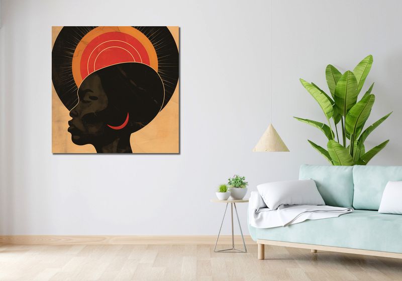 Obraz 100x100cm Gorące Promienie zdjęcie 2