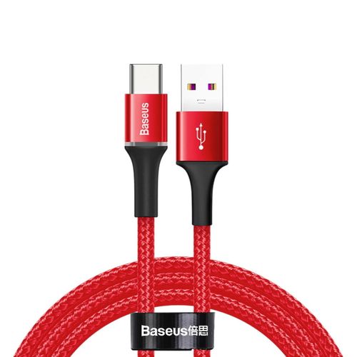 Baseus halo data HW flash charge cable USB For Type-C 40W 1m Red na Arena.pl
