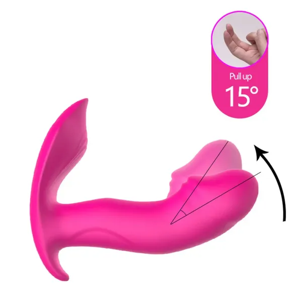 Stymulator-Silicone Panty Vibrator and Pulsator USB 10 Function / Heating zdjęcie 5