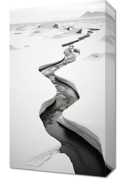 Obraz 30x50cm Szczeliny Mrozu zdjęcie 1