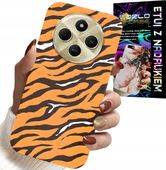 ETUI DO XIAOMI REDMI 14C 4G - PLECKI W TYGRYSIE PASKI POKROWIEC +SZKŁO