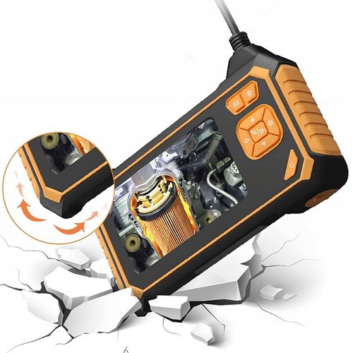KAMERA INSPEKCYJNA ENDOSKOP 3M LCD HD 4,3" 8MM FULL HD 360° MICRO SD 64GB na Arena.pl