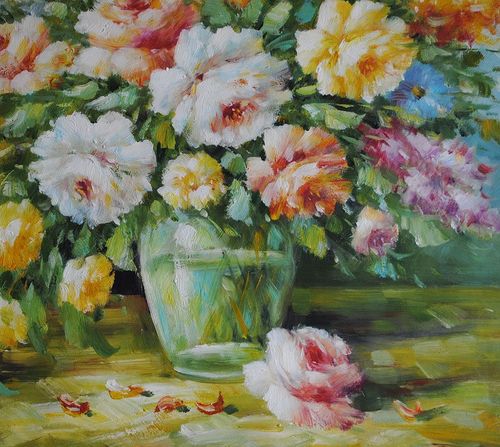 Kwiaty (60x90cm) na Arena.pl