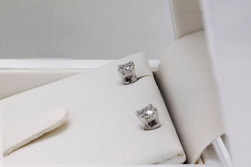 Emaga Złote kolczyki KBD4820 - Diament na Arena.pl