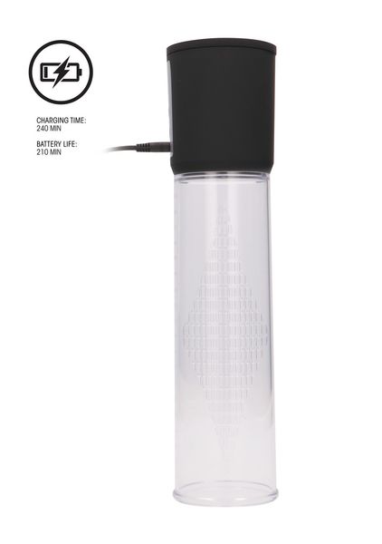 Shots Pumped Premium Rechargeable Automatic Pump Transparent zdjęcie 3