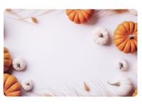 Podkładka mata dekoracyjna na stół tworzywo 43,5 x 28,5 cm dynia jesień