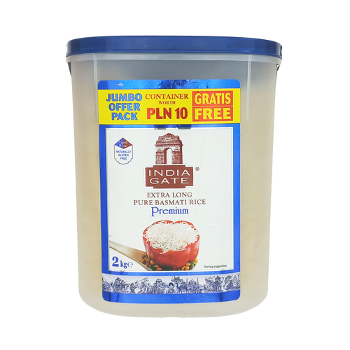 Ryż basmati długoziarnisty Extra Long Premium Basmati Rice India Gate 2kg na Arena.pl